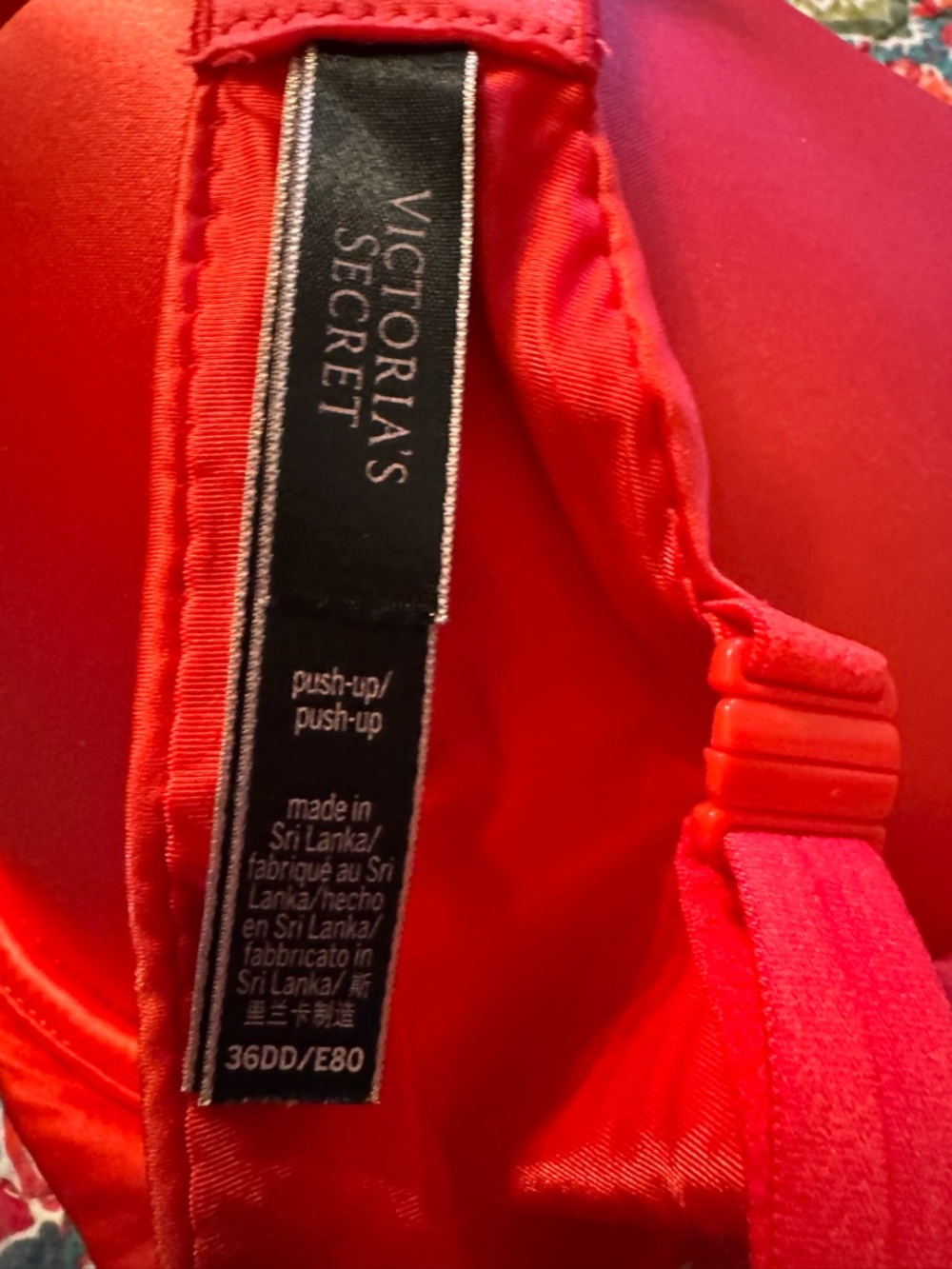 Victoria’s Secret Red Push Up Bra - Picture 3 of 4